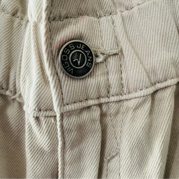 NWT VIGOSS Janis woman pant size 32 stone stretch waist high waist cotton casual - Picture 4 of 10